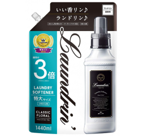 란도린 섬유유연제 특대용량 클래식 플로랄 리필 1440ml