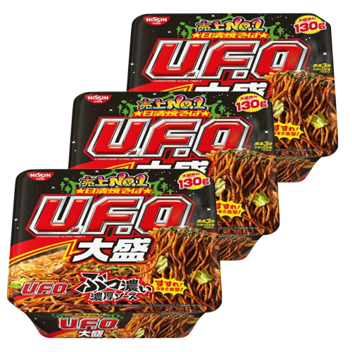 닛신 청일 UFO 볶음면 곱빼기 (3개 세트)