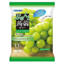 일본 오리히로 곤약젤리 청포도 1봉지 (6개입)