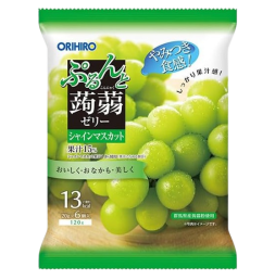 일본 오리히로 곤약젤리 청포도 1봉지 (6개입)