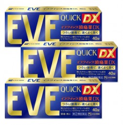 EVE진통제 이브퀵 DX 40정 3개 세트