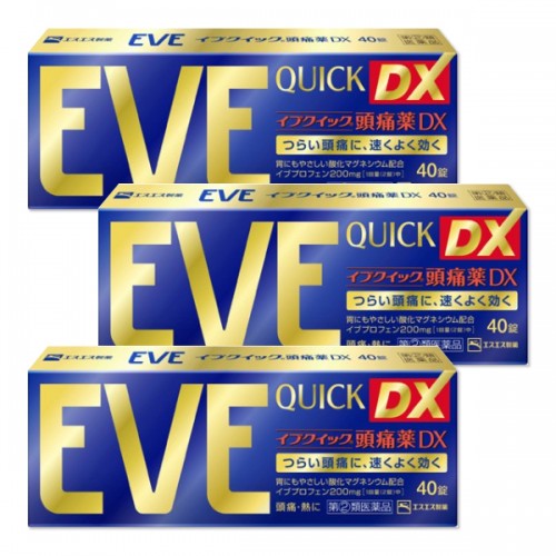 EVE진통제 이브퀵 DX 40정 3개 세트