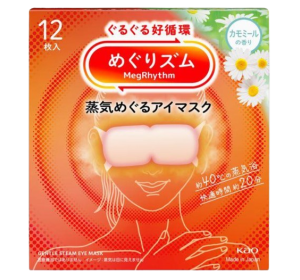 메구리즘 핫 아이마스크 12매입 (캐모마일)