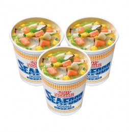 닛신 컵누들 씨푸드 컵라면 75g 3개 세트