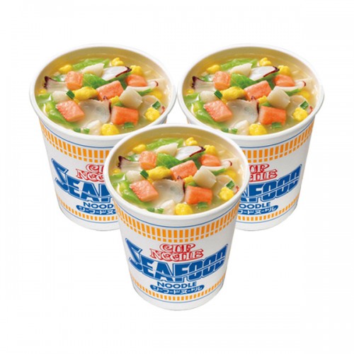닛신 컵누들 씨푸드 컵라면 75g 3개 세트