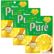 칸로 퓨레 구미 레몬맛 56g (3개 세트)