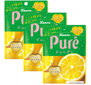 칸로 퓨레 구미 레몬맛 56g (3개 세트)