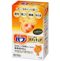 카오 바브 메디큐어 감귤의 향기 입욕제 6정