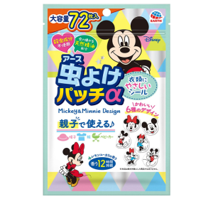 아스 미키 미니 벌레 패치 스티커 72매입