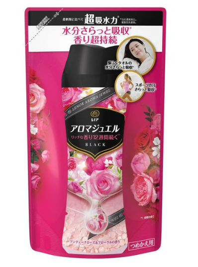 레노아 아로마쥬엘 로즈&플로럴 섬유유연제 리필 365ml