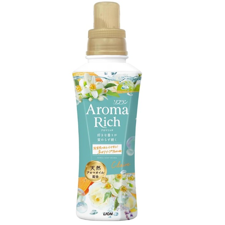소프란 아로마리치 클레어 섬유유연제 본체 480ml