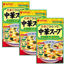 미츠칸 중화스프 게살 미역 3개 세트