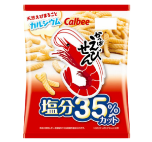 칼비 염분 35% 컷 새우과자