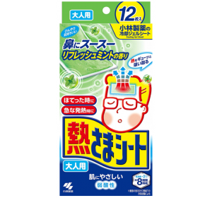 어른용 냉각시트 부드러운 약산성 민트 12매