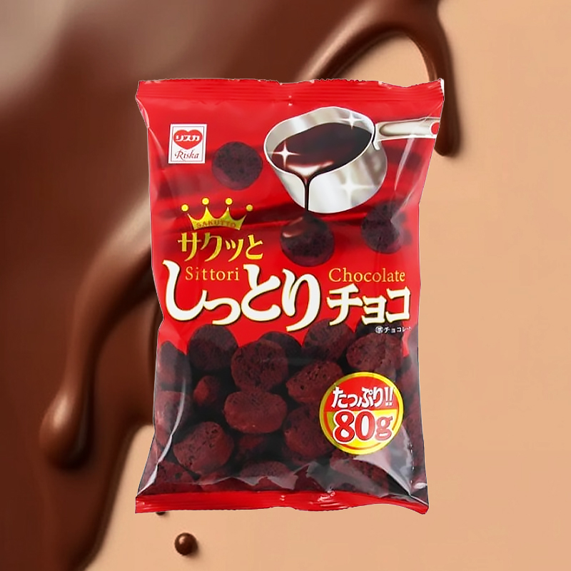 리스카 촉촉한 초코과자 80g