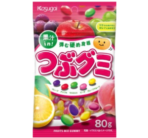 카스가이제과 쯔부구미 과일맛 젤리 80g