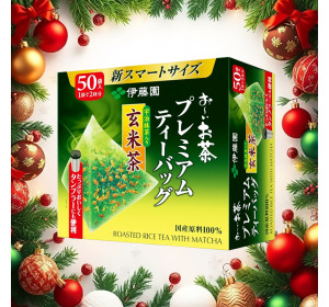 이토엔 프리미엄 녹차 함유 현미차 50개입