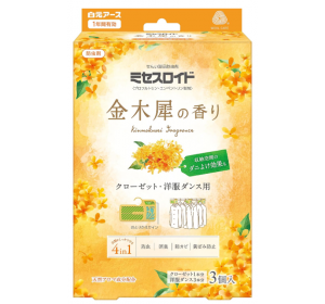 미세스로이드 옷장 양복용 향기 방충제 3개입