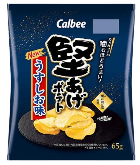 칼비 딱딱하게 튀긴 감자칩 우스시오맛 65g