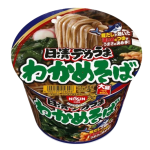 닛신 데카우마 미역소바 컵라면