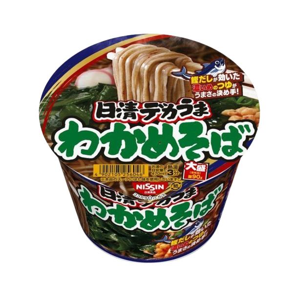 닛신 데카우마 미역소바 컵라면