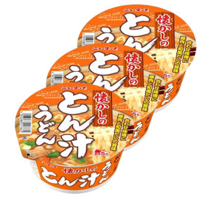 야마다이 뉴터치 그리운 돈지루 우동 3개 세트