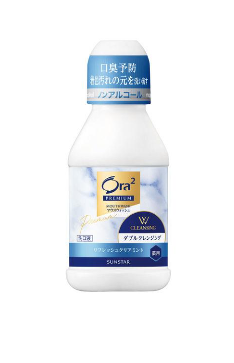 Ora2 오라투 프리미엄 워시 더블 클렌징 가글 민트 80ml