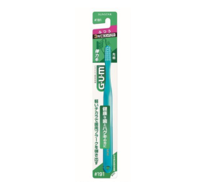 GUM 덴탈브러쉬 칫솔 191호 초콤팩트 보통모