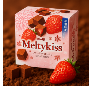 (겨울한정)메이지 멜티키스 진한 딸기 초콜릿 53g