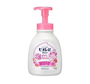 비오레U 거품 바디워시 펌프형 로즈향 600ml