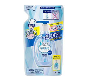 비오레U 키친핸드 젤비누 리필용 무향 200ml