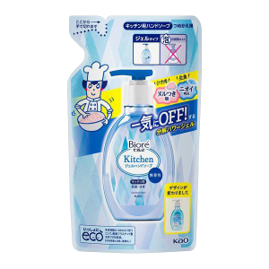 비오레U 키친핸드 젤비누 리필용 무향 200ml