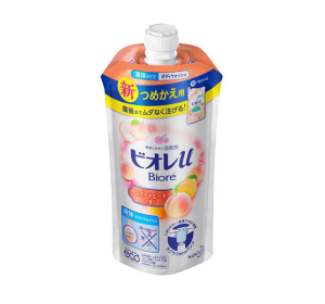 비오레U 바디워시 리필용 스위트 피치향 340ml