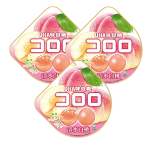 UHA 미각당 코로로 젤리 백도 3개 세트