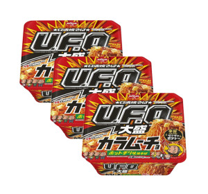 닛신 UFO 카라무초 핫칠리 대용량 야끼소바(3개세트)