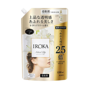 카오 이로카 네이키드 릴리의 향기 섬유유연제 대용량 리필용 1200ml