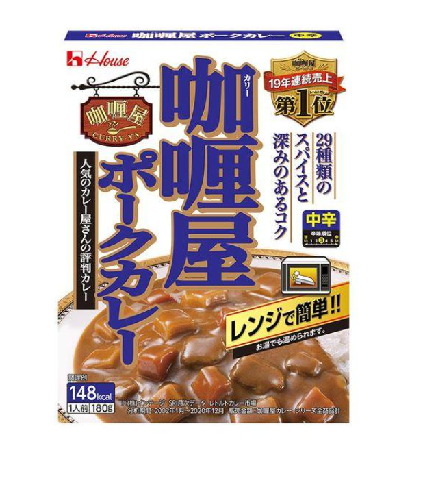 하우스식품 카리야 중간 매운맛 포크카레 180g