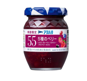 아오하타 55 5종의 베리잼 150g