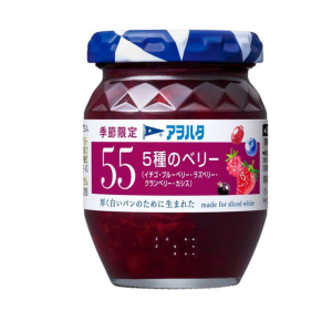 아오하타 55 5종의 베리잼 150g