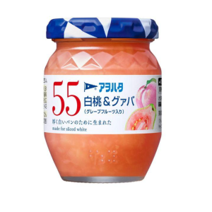 아오하타 55 백도 복숭아&구아바 잼 150g