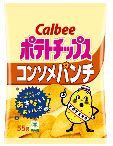 칼비 감자칩 콘소메 펀치맛 55g