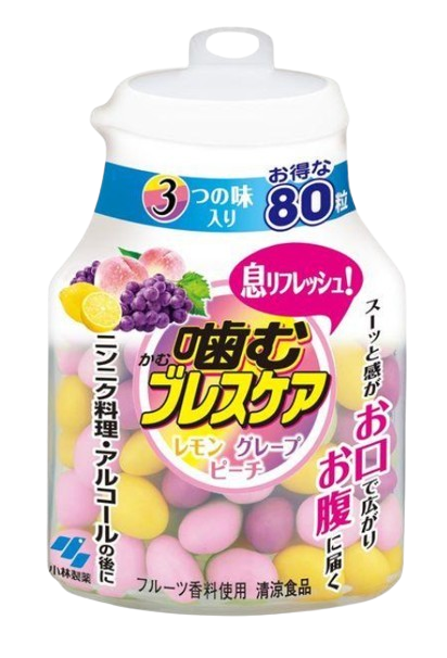 씹어먹는 브레스케어 3가지 맛 80정