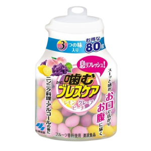 씹어먹는 브레스케어 3가지 맛 80정