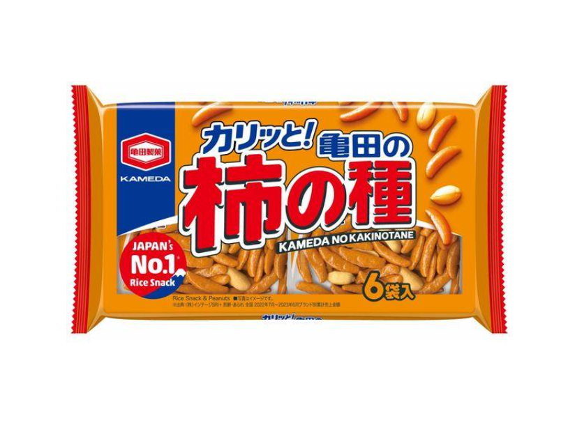 카메다제과 카키노타네 감의씨 6봉입 1개