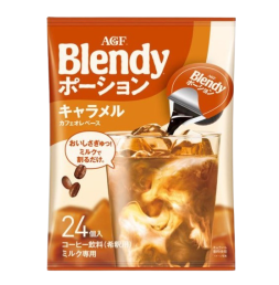 아지노모토 AGF 블랜디 포션 커피 카라멜 오레 24개입