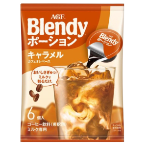 아지노모토 AGF 블랜디 포션 커피 카라멜 오레 6개입