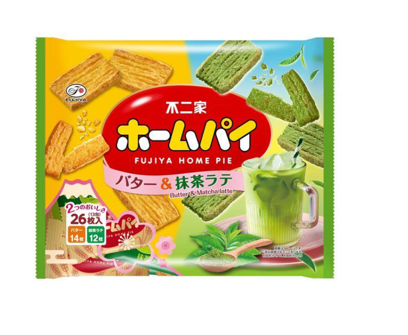 후지야 버터&말차라떼 홈파이 1봉