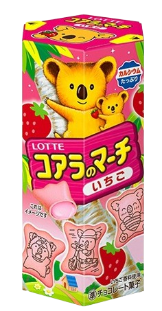 롯데 코알라노마치 딸기맛 48g