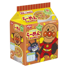 닛신 호빵맨 라면 담담한 간장맛 3개입