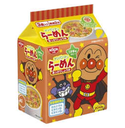 닛신 호빵맨 라면 담담한 간장맛 3개입